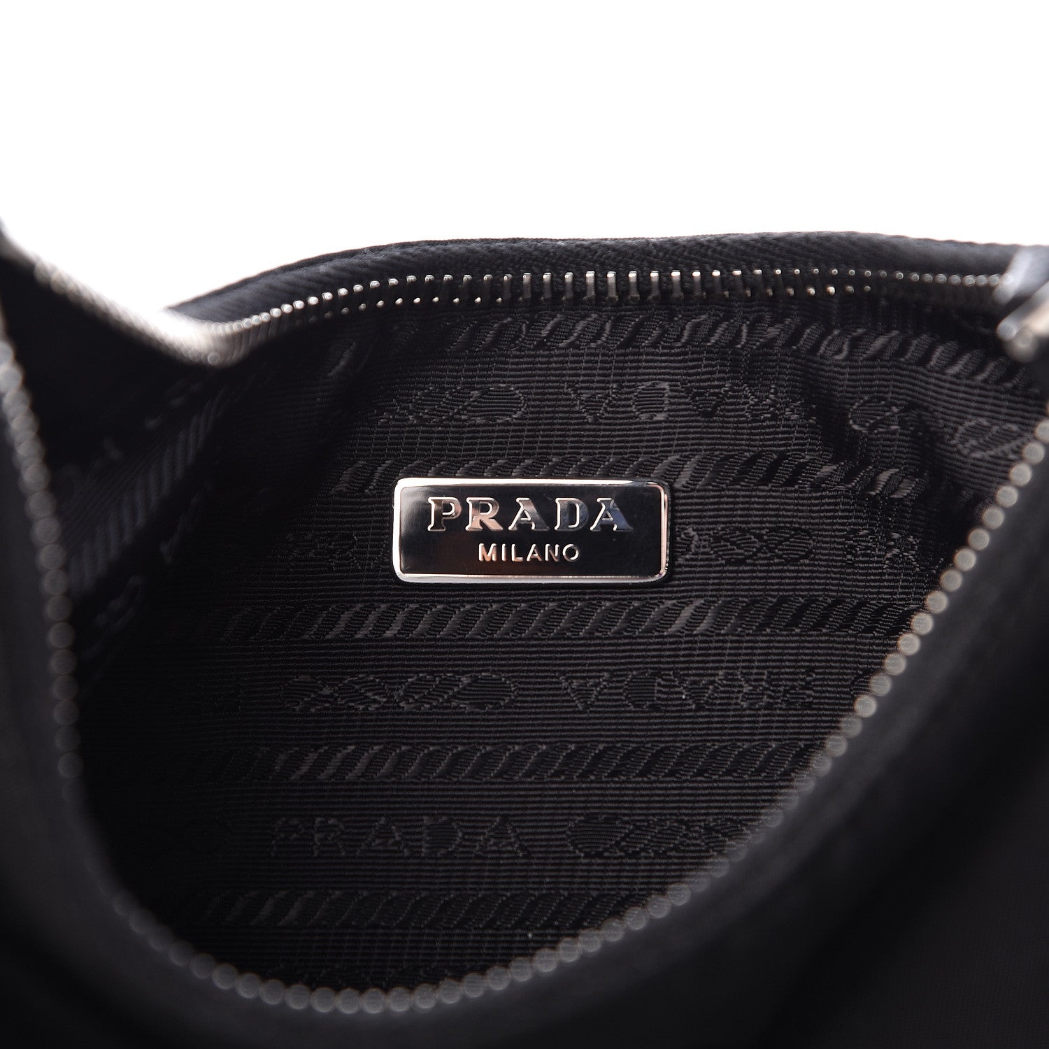 Prada Nylon Re-Edition 2005 Shoulder Bag Black 9 of 14