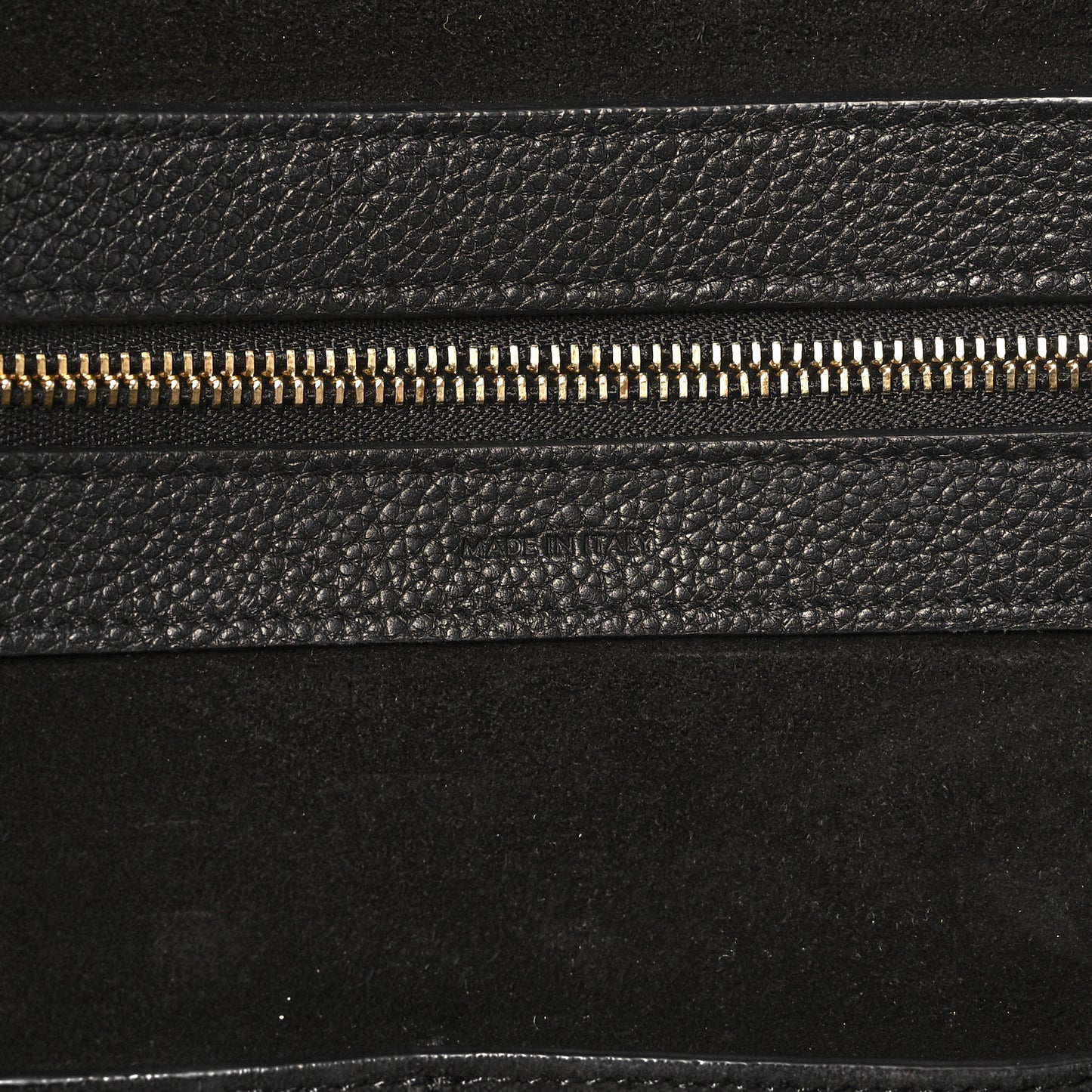 Soft Grained Calfskin Small Belt Cabas Phantom Black