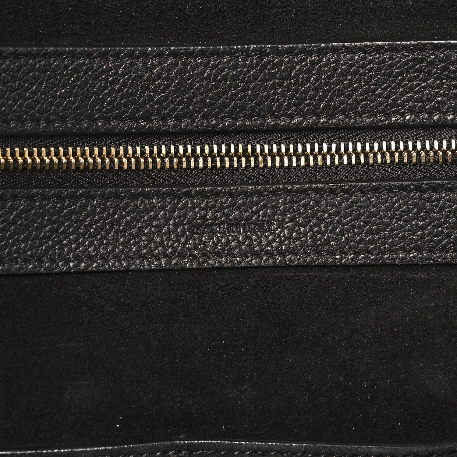 Celine Soft Grained Calfskin Small Belt Cabas Phantom Black 7 of 10