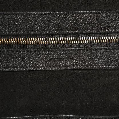 Celine Soft Grained Calfskin Small Belt Cabas Phantom Black 7 of 10