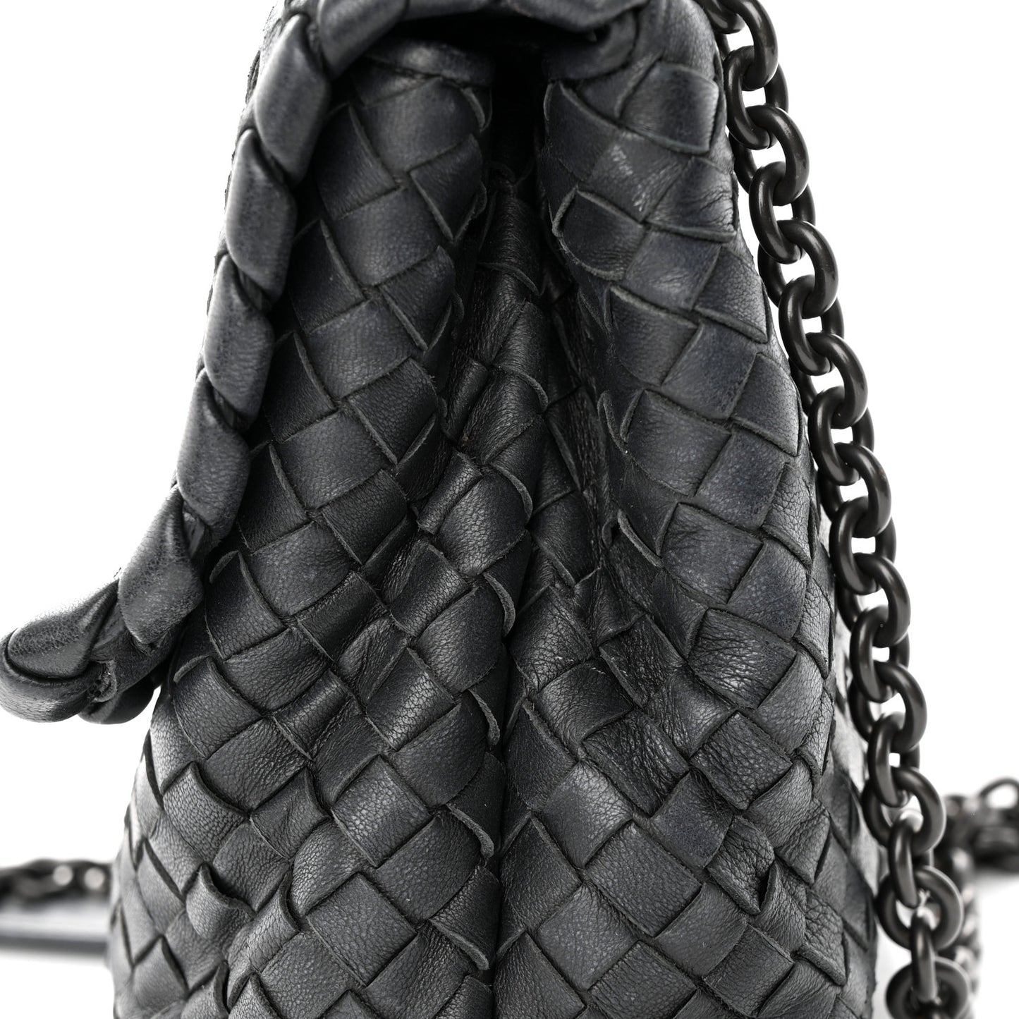 Nappa Intrecciato Small Olimpia Bag Black