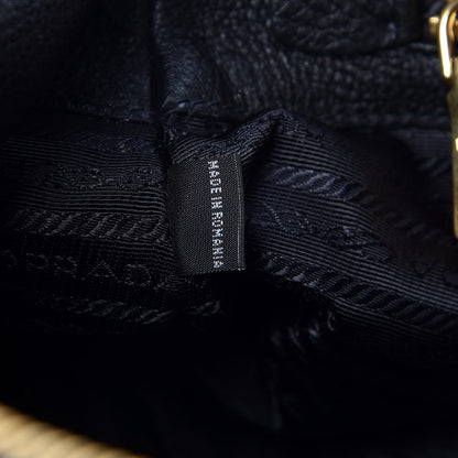 Prada Vitello Daino Crossbody Bag Black 7 of 10