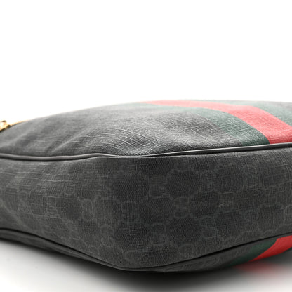 Gucci GG Plus Monogram Web Messenger Bag Black 9 of 10