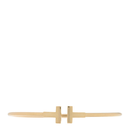 Tiffany 18K Yellow Gold T Wire Bracelet 1 of 4