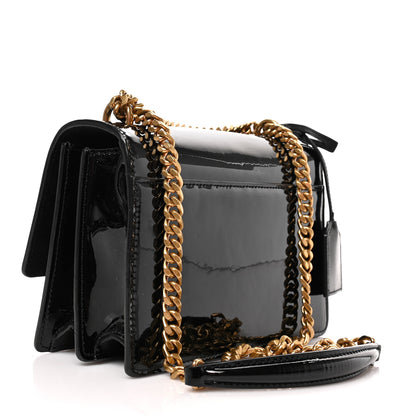 Saint Laurent Patent Small Monogram Sunset Black 3 of 9