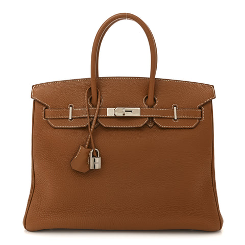 Togo Birkin 35 Gold
