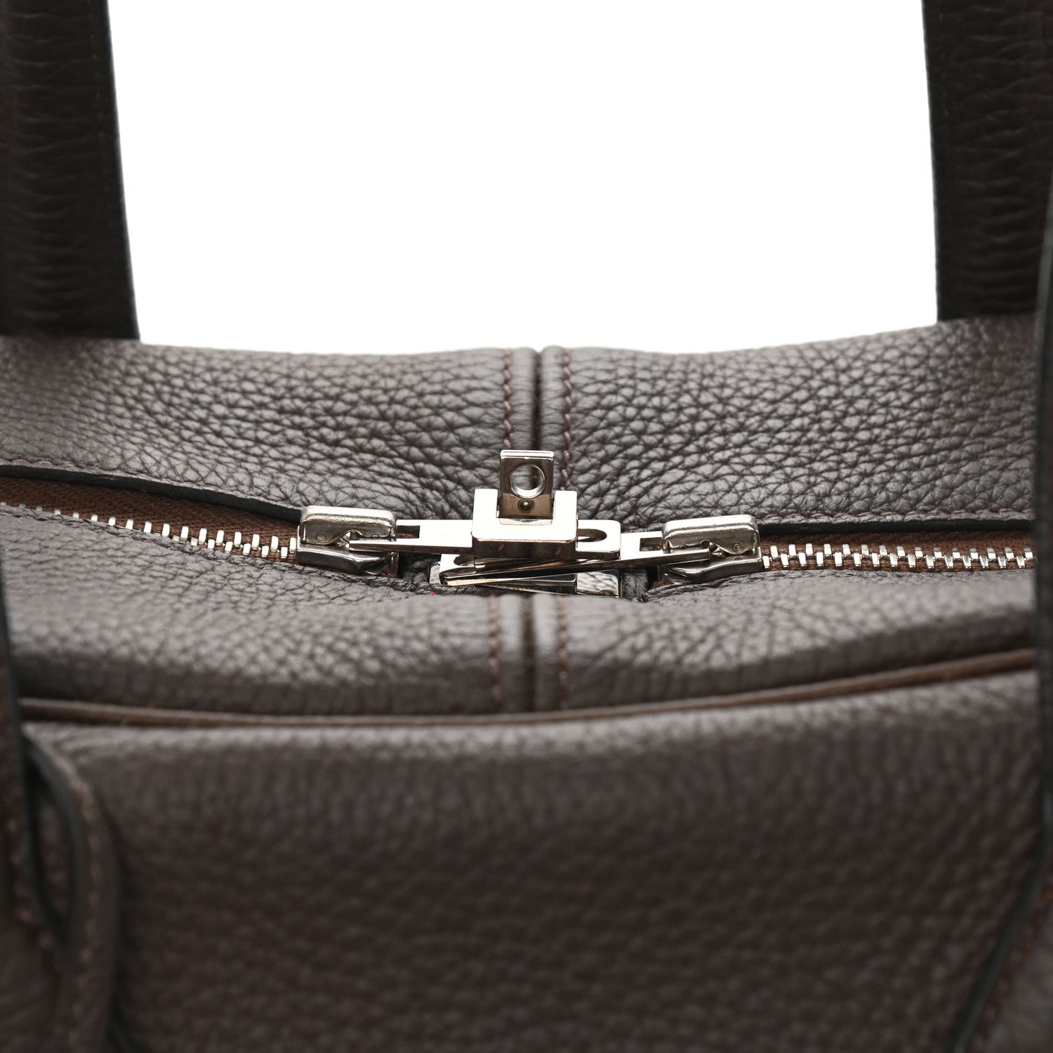 Hermes Taurillon Clemence Victoria II 35 Cafe 11 of 12