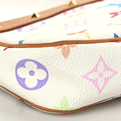 Louis Vuitton Monogram Multicolor Pochette Accessories White 9 of 10