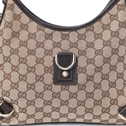 Gucci Monogram Medium Abbey D Ring Hobo Brown 7 of 9