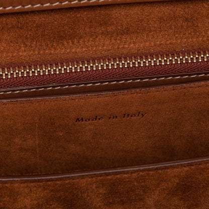 Celine Smooth Calfskin Medium Classic Box Flap Bag Camel 7 of 7