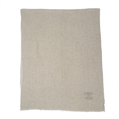 Chanel Wool Silk Cashmere CC Stole Grey 3 of 5