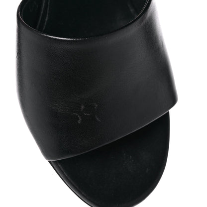 Hermes Calfskin Anne Sandals 35 Black 10 of 12