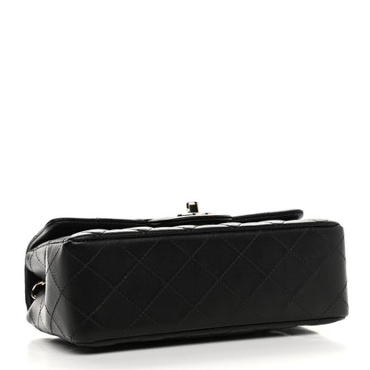 Chanel Lambskin Quilted Mini Rectangular Flap Black 4 of 9