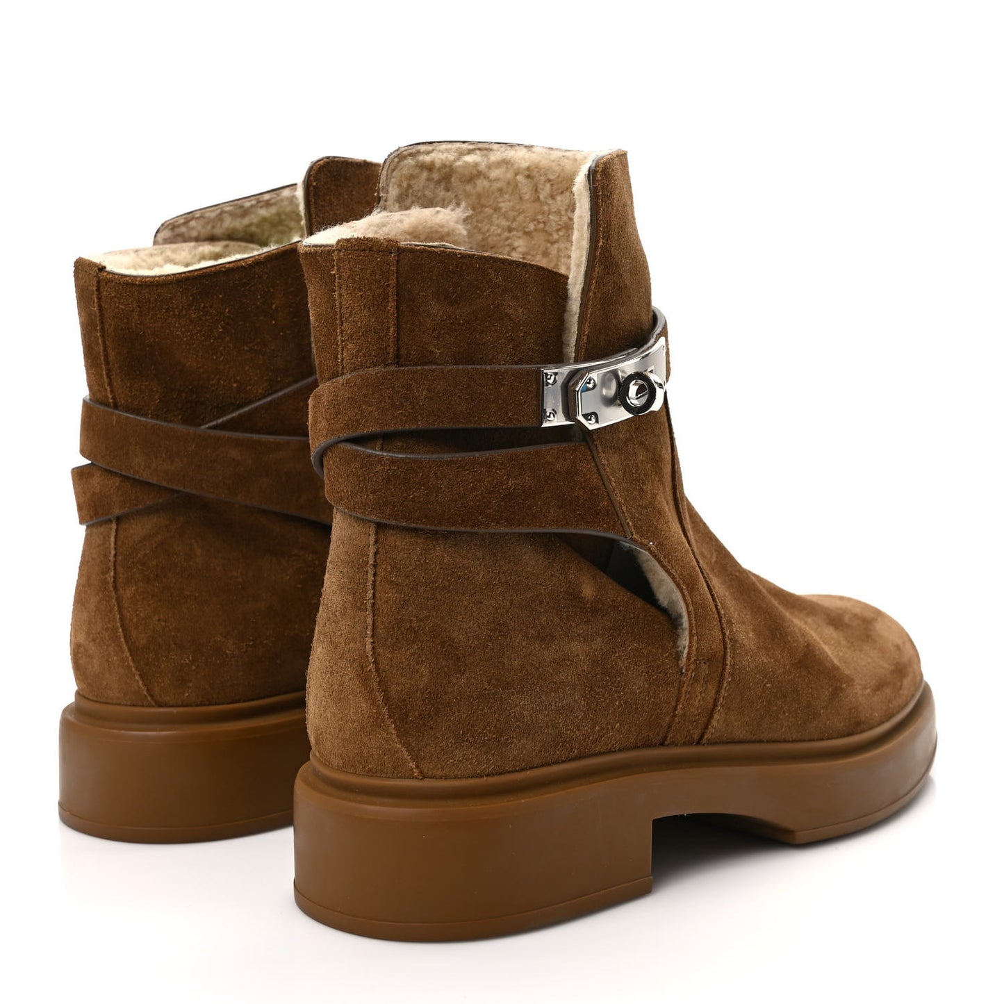 Velvet Womens Follow Low Boots 39.5 Brun Fume