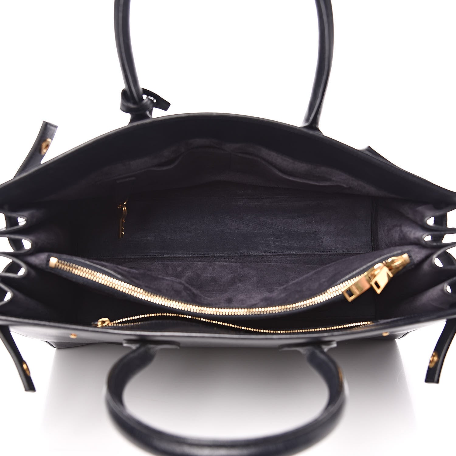 Saint Laurent Calfskin Large Sac De Jour Carryall Black 5 of 20