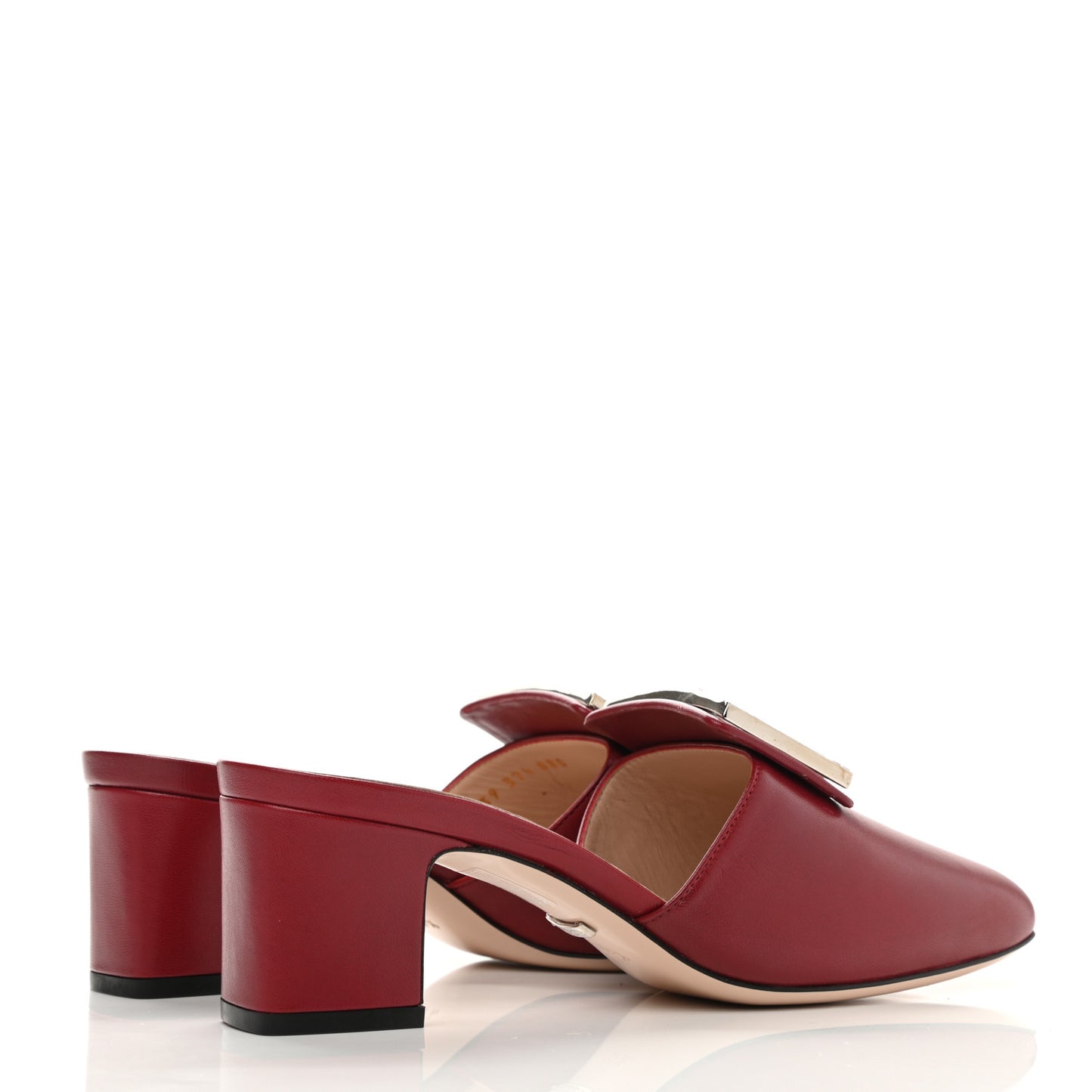 Malaga Kid Crystal Square G Madelyn Mules 37.5 Romantic Cerise