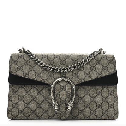 Gucci GG Supreme Monogram Small Dionysus Shoulder Bag Black 1 of 28