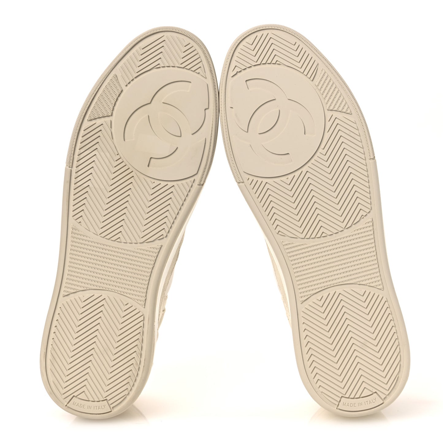 Cotton Sneakers 40 Light Beige White