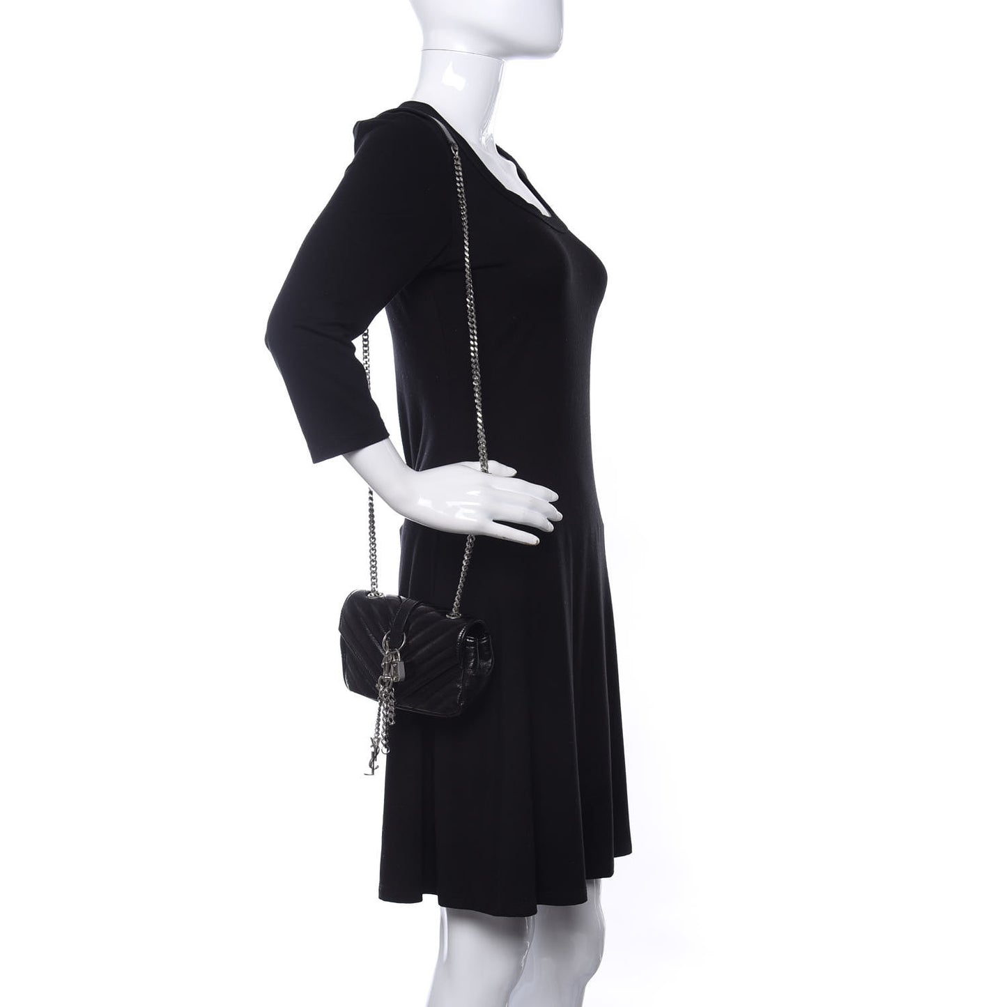 Calfskin Matelassé Monogram Classic Baby Punk Chain Bag