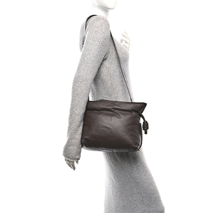 Loewe Calfskin Flamenco Puffer Knot Bag Dark Brown 2 of 9