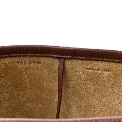The Row Calfskin Large N/S Park Tote Burnt Wood 6 of 15
