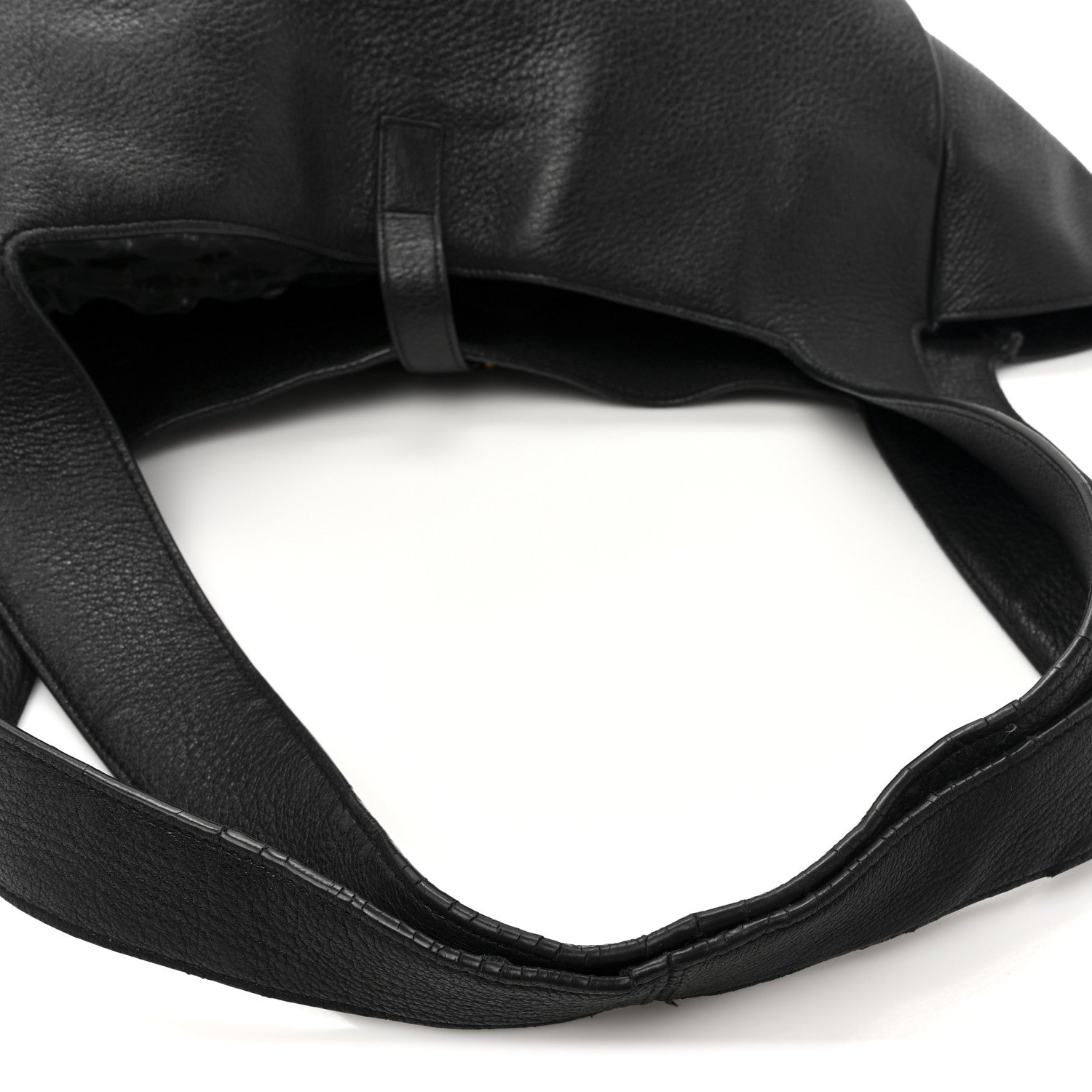 Saint Laurent Grained Deerskin Bea Tote Black 15 of 16