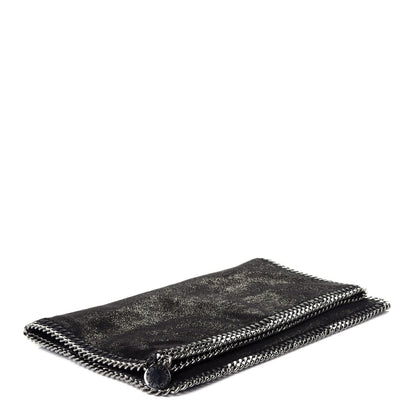 Stella McCartney Shaggy Deer Falabella Fold Over Clutch Black 6 of 22
