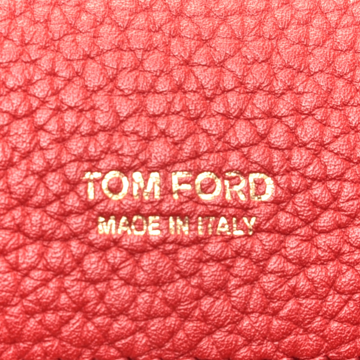 Tom Ford Calfskin Large T Clasp Tara Crossbody Bag Red 6 of 9