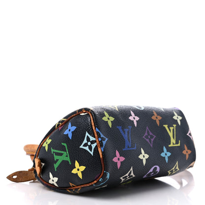 Louis Vuitton Monogram Multicolor Mini Sac HL Speedy Black 4 of 18