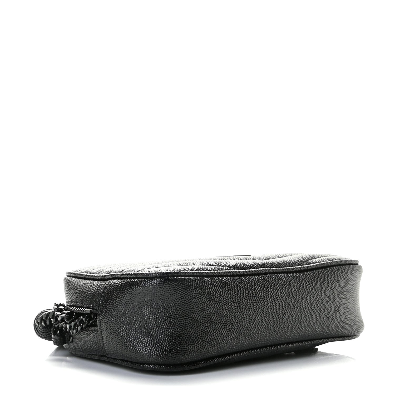 Saint Laurent Grain De Poudre Matelasse Monogram Mini Lou Camera Bag Black 6 of 11