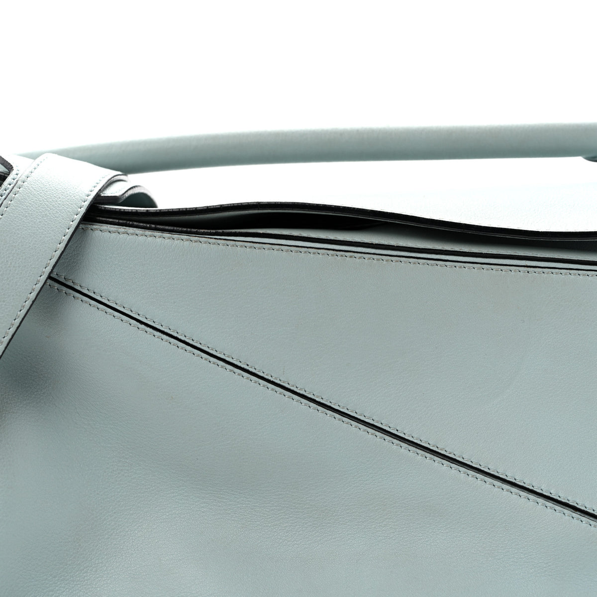 Loewe Calfskin Small Puzzle Bag Light Blue 7 of 13