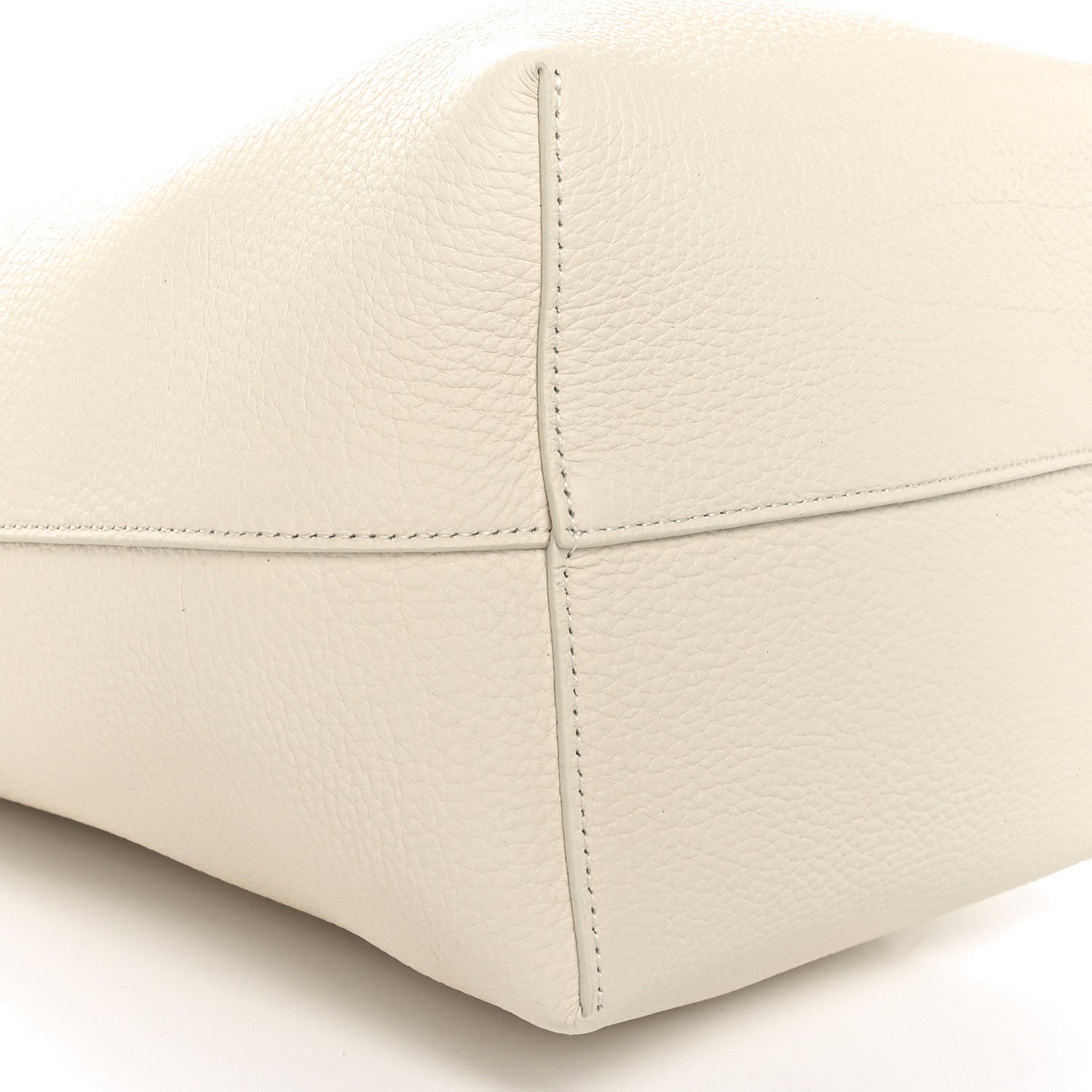 The Row Grained Calfskin Medium N/S Park Tote Ivory 9 of 10