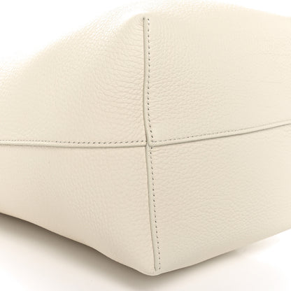 The Row Grained Calfskin Medium N/S Park Tote Ivory 9 of 10