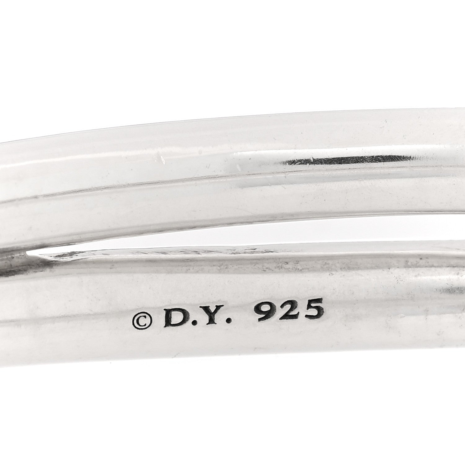 David Yurman Sterling Silver 10mm Single Loop Labyrinth Bracelet 3 of 3