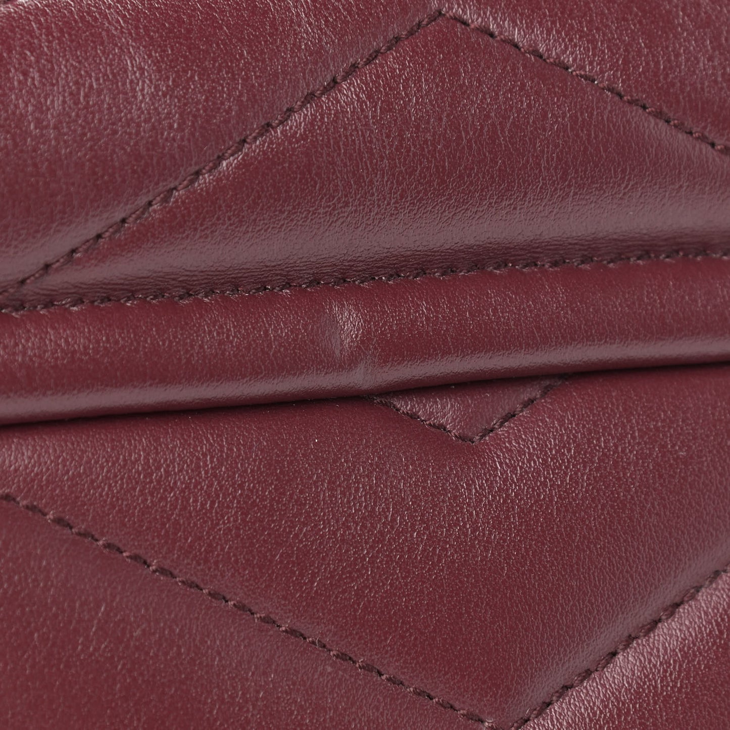 Calfskin Y Quilted Monogram Medium Loulou Chain Satchel Palissandre
