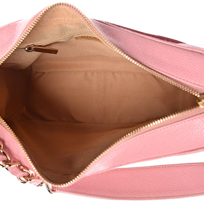 Chanel Caviar Quilted Hobo Pink 5 of 16