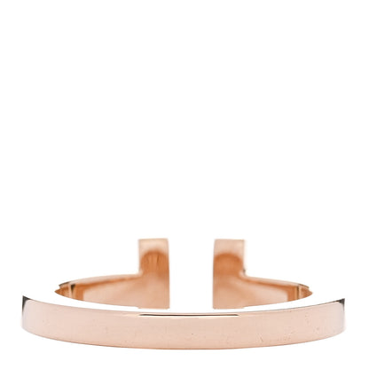 Tiffany 18K Rose Gold T Square Ring 56 7.5 3 of 4