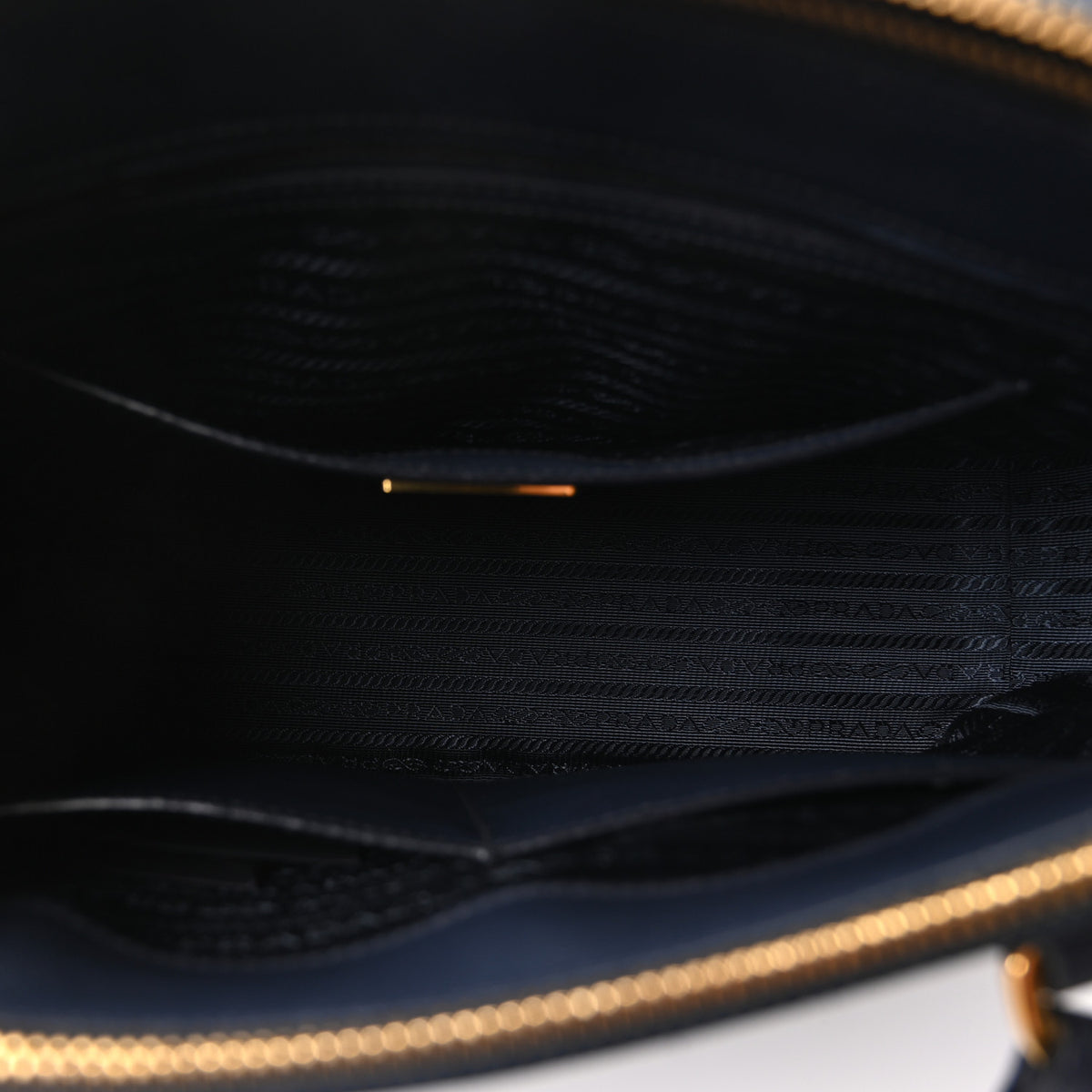 Prada Saffiano Small Galleria Double Zip Tote Baltico 5 of 10