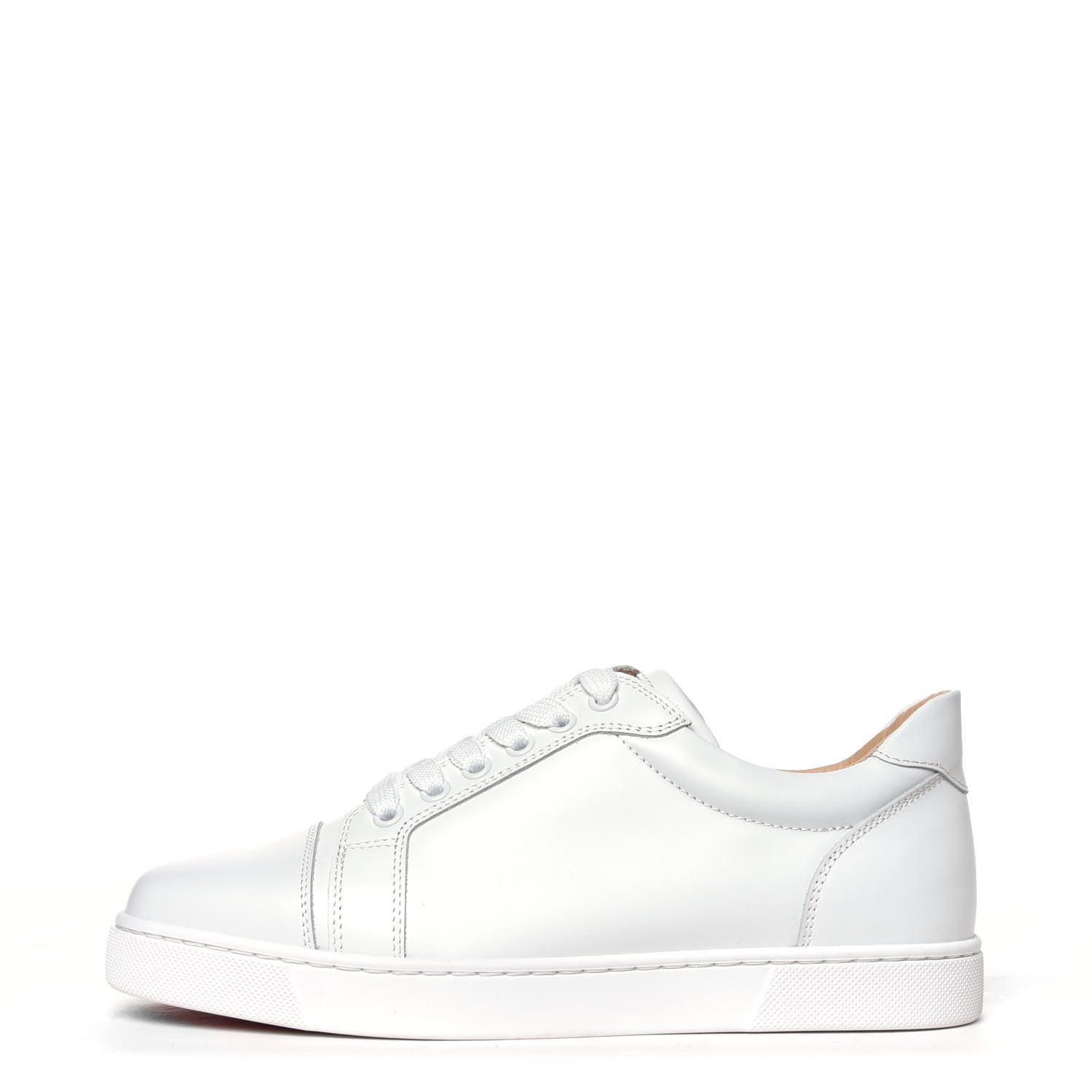 Christian Louboutin Calfskin Vieira Flat Sneakers 38 White 1 of 12