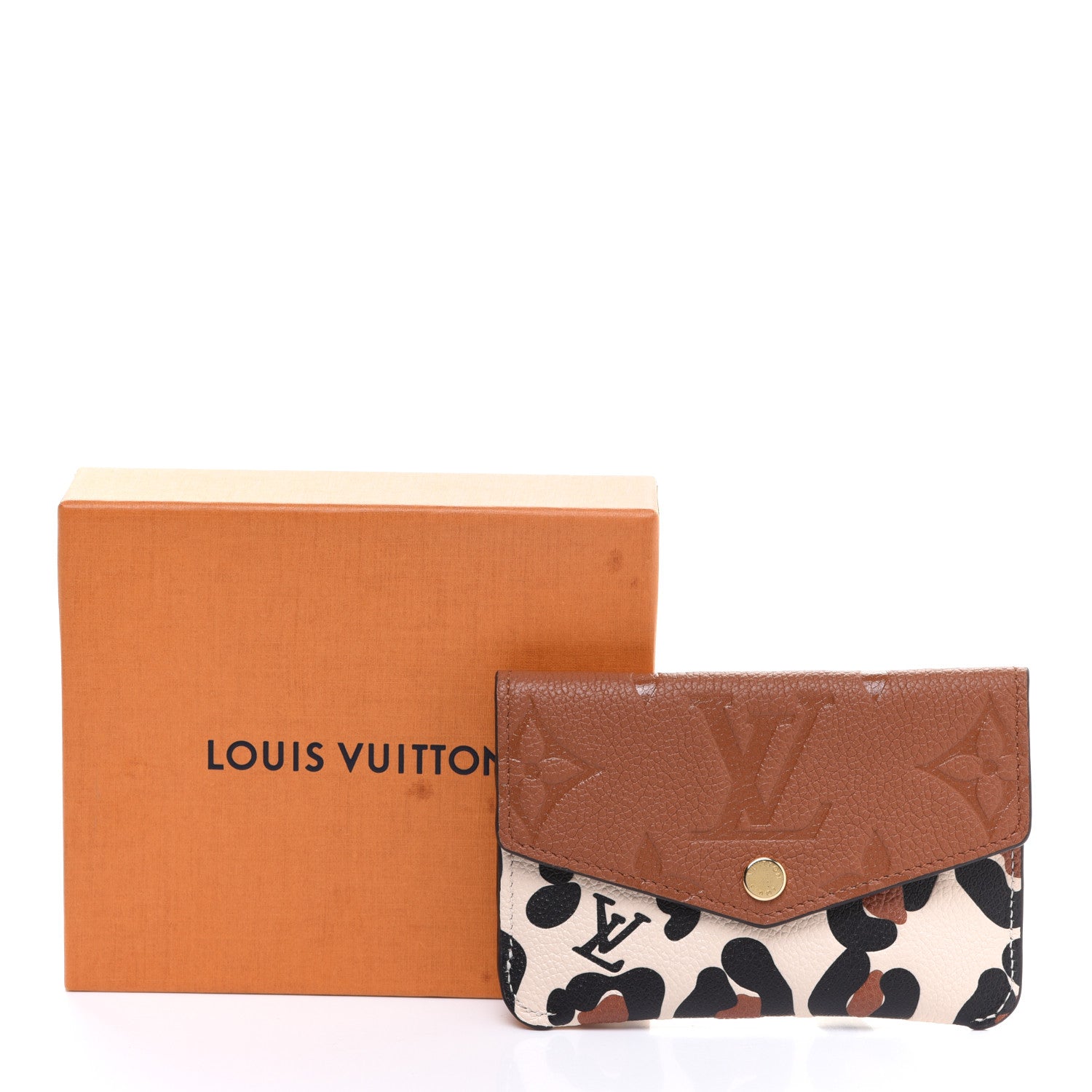 Louis Vuitton Empreinte Monogram Giant Wild At Heart Key Pouch Caramel 9 of 9