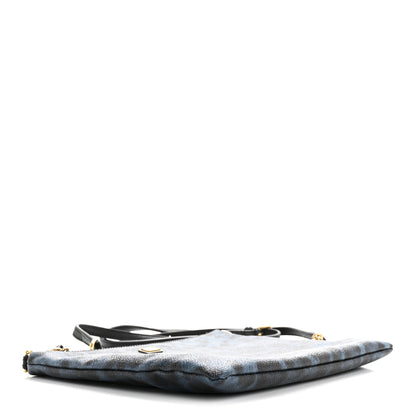 Dolce & Gabbana Dauphine Leopard Print Crossbody Blue Multicolor 4 of 13