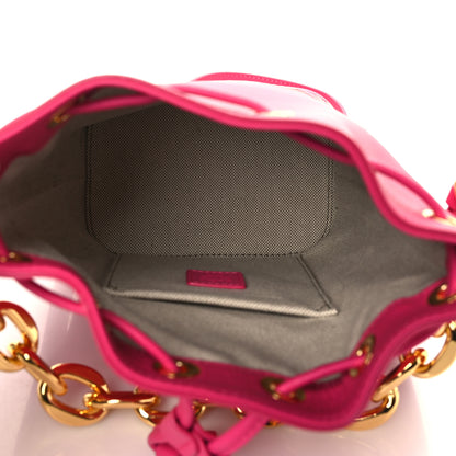 MCM Nappa Mini Drawstring Aren Chain Bag Beetroot Purple 5 of 8