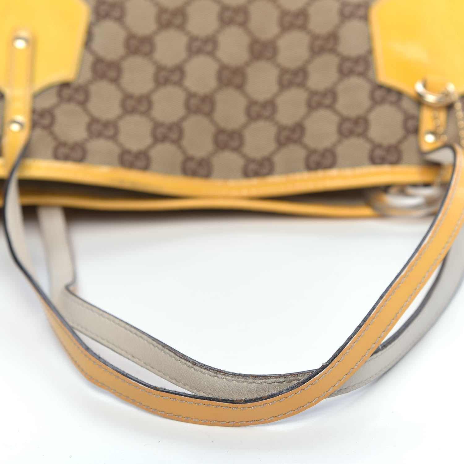Gucci Monogram Web Large Jolie Tote Yellow 10 of 14
