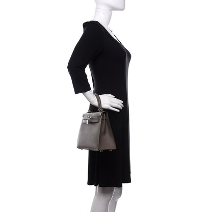 Hermes Epsom Kelly Sellier 25 Etain 3 of 12