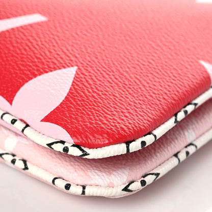 Louis Vuitton Monogram Giant Double Zip Pochette Rouge 9 of 9