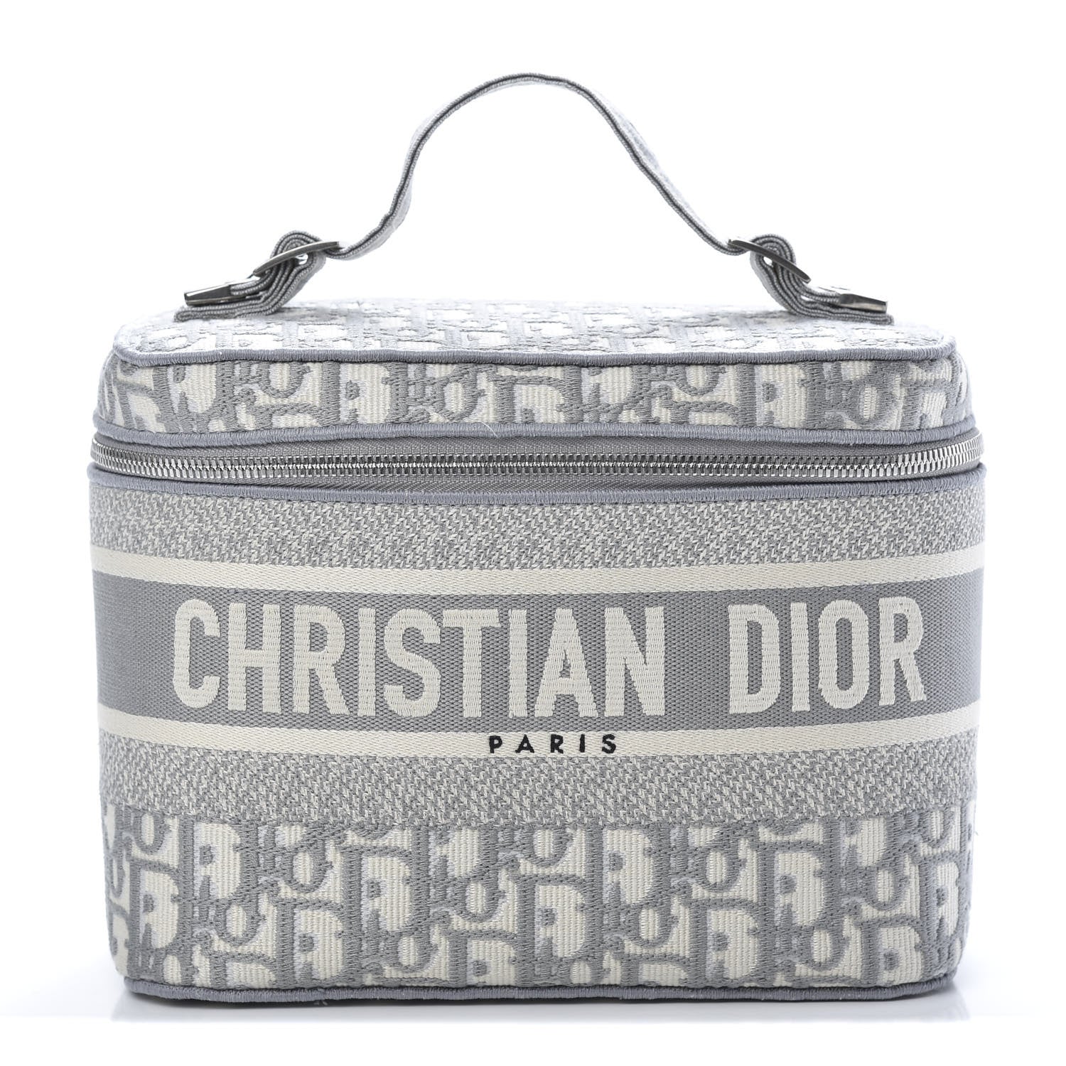 Christian Dior Oblique Diortravel Vanity Case Grey 1 of 9