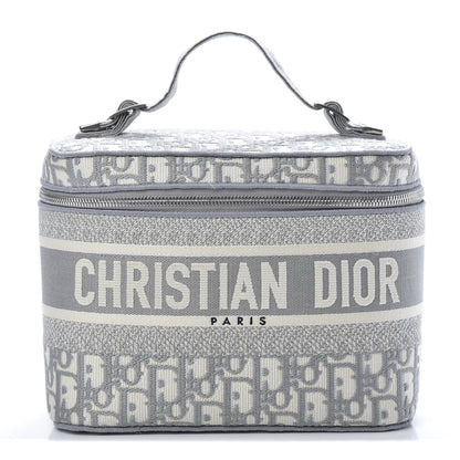 Christian Dior Oblique Diortravel Vanity Case Grey 1 of 9
