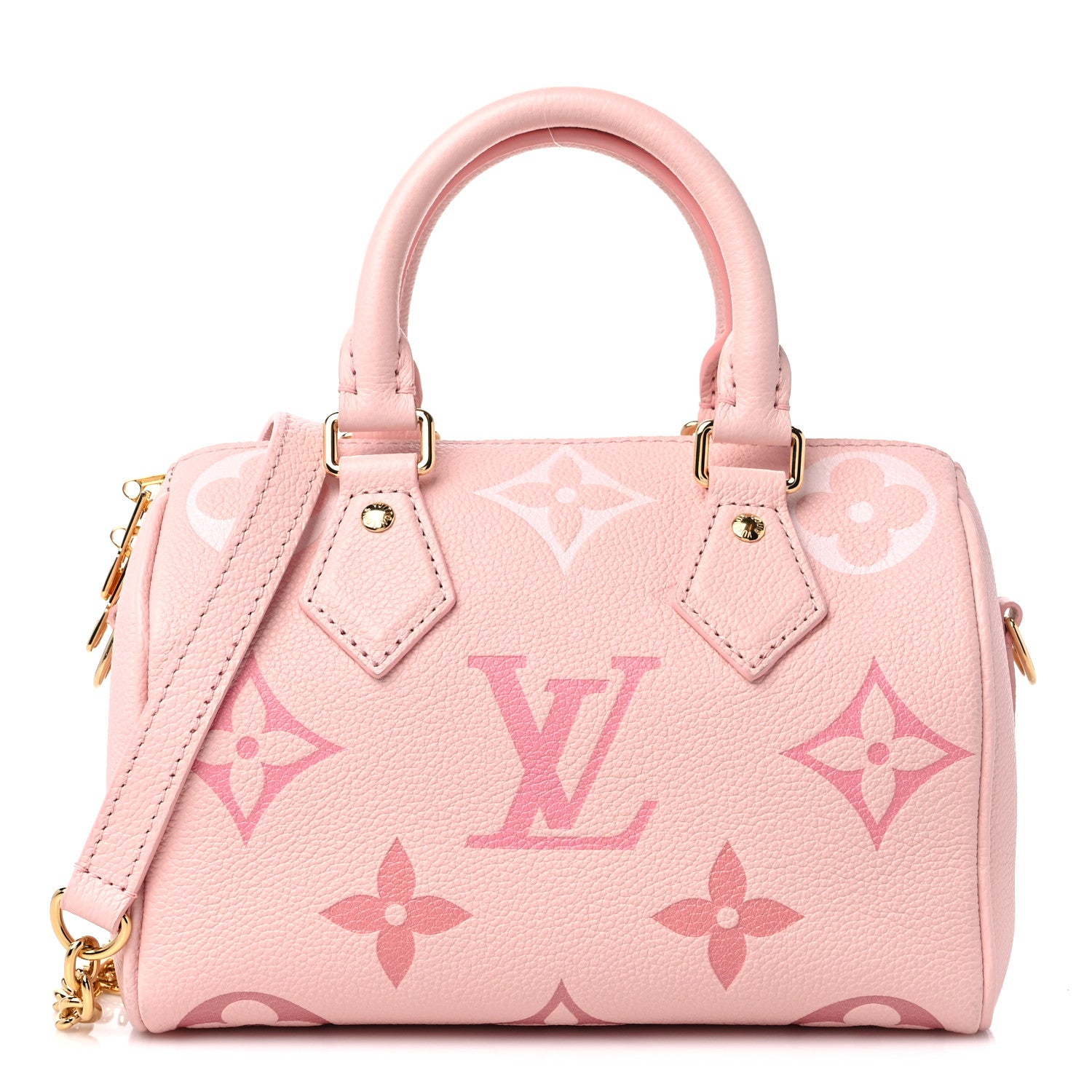 Louis Vuitton Empreinte Monogram Giant Speedy Bandouliere 20 Degrade Rose Pink 1 of 8