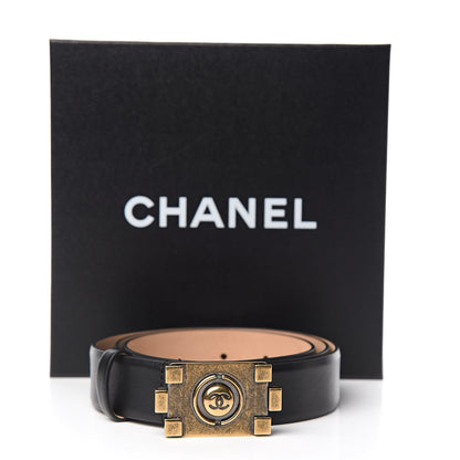 Chanel Calfskin CC Boy Belt 95 38 Black 9 of 9