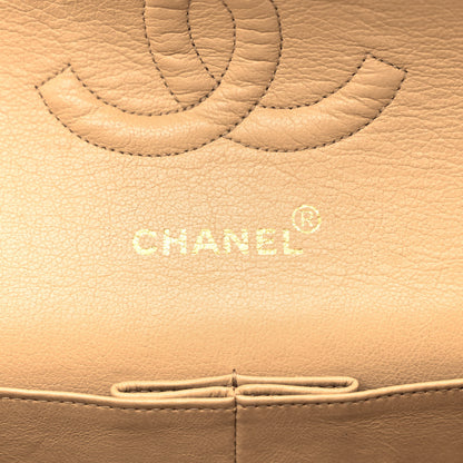 Chanel Lambskin Quilted Medium Double Flap Beige 6 of 14